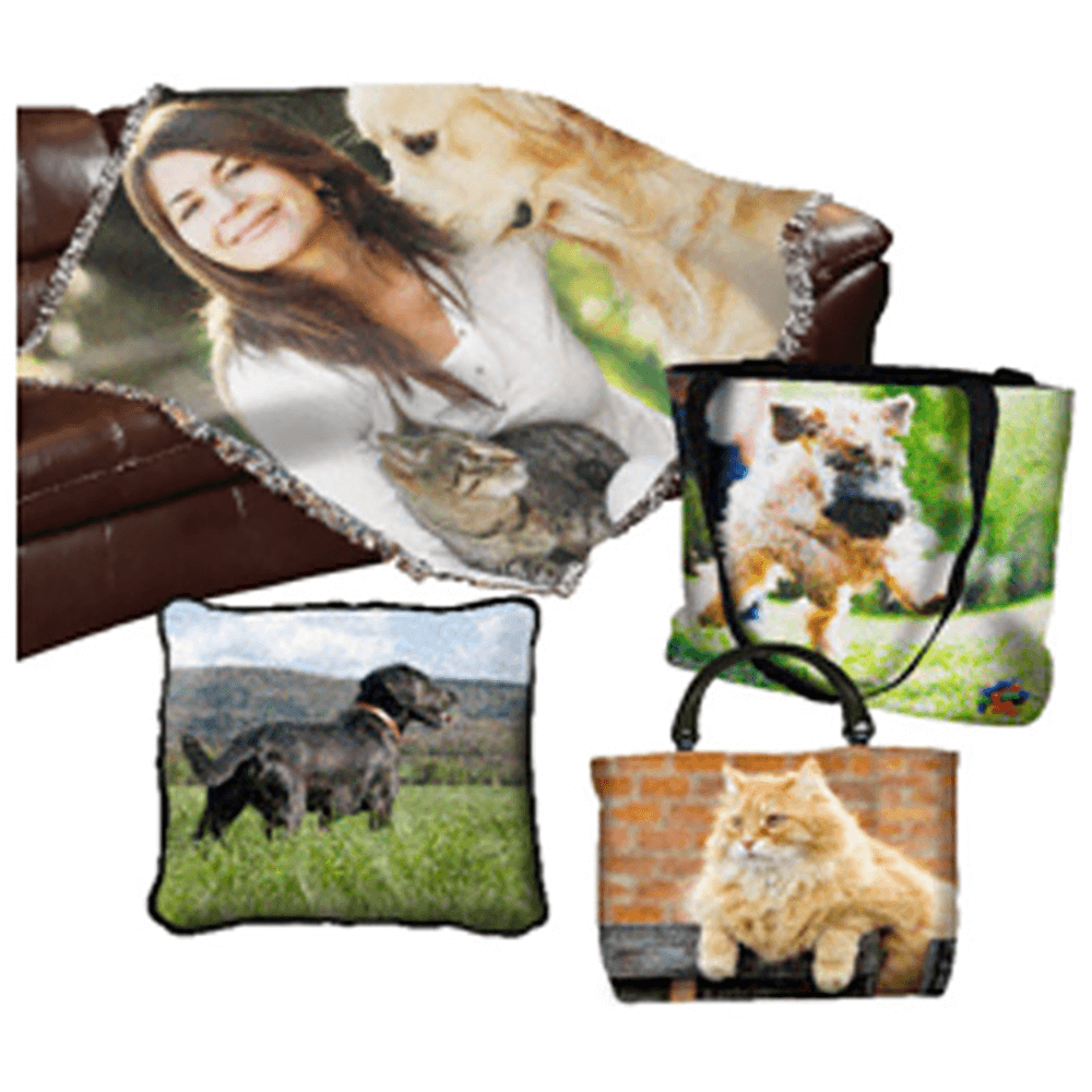 Pillows, Totes, Blankets & Purses