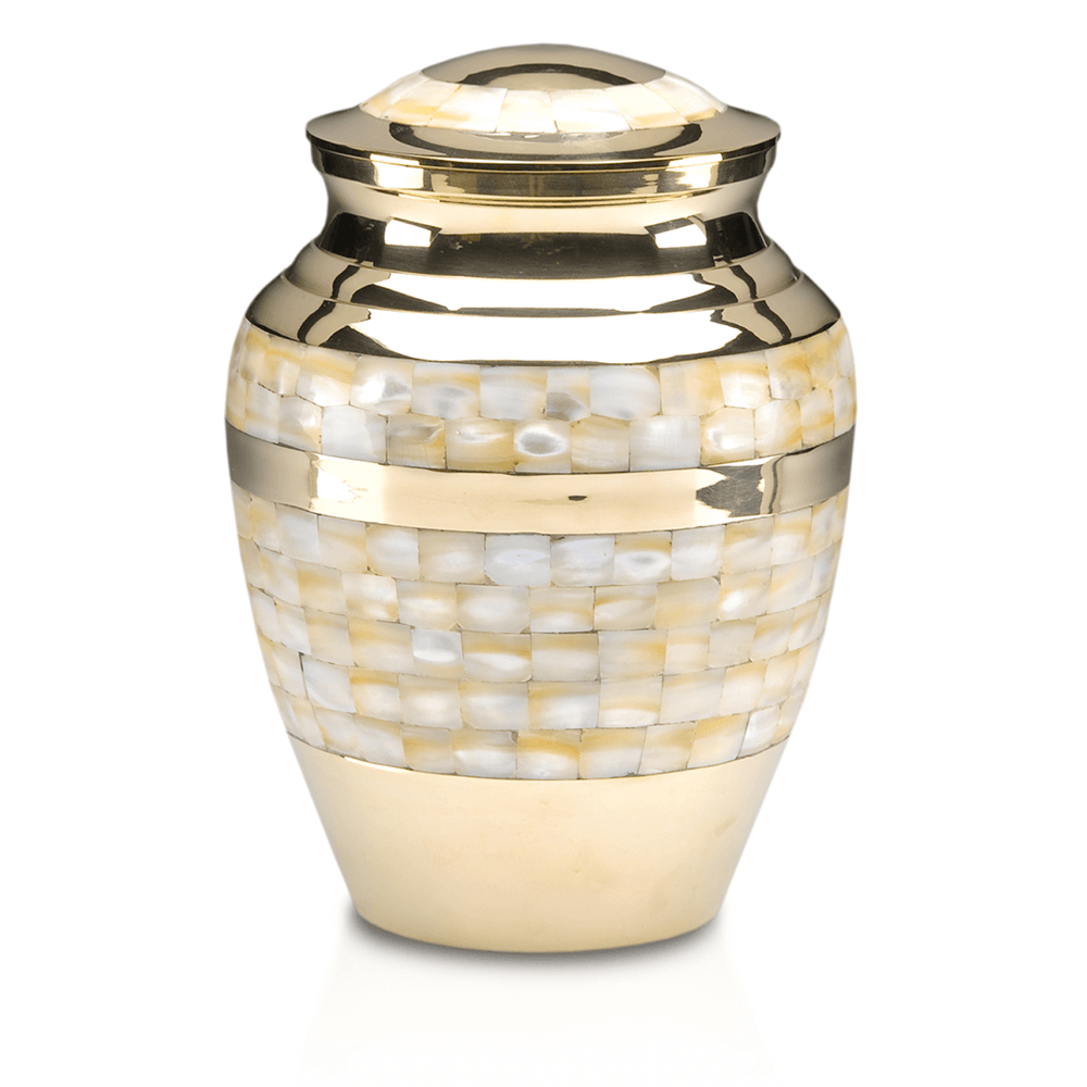 Mother of Pearl Golden Brass