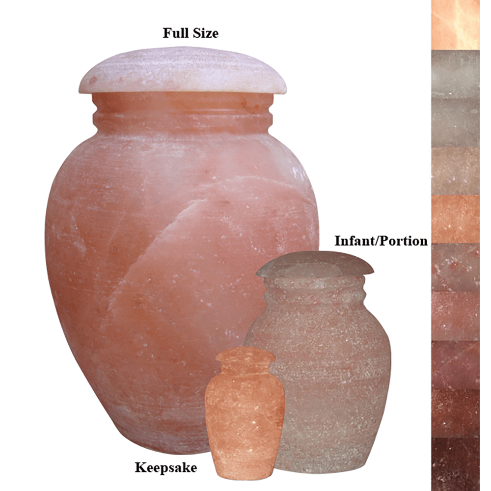 Natural Salt Urn